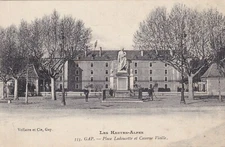 Old postcard postcard postcard GAP 335 place ladoucette barracks old written