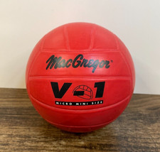 MacGregor Micro Mini Size Volleyball V-1 Red Sports Ball