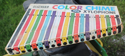 Vintage 1950's/60's Jaymar 18 Note Color Chime Xylophone J-7215