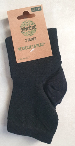 X2 Paires de Chaussettes Grises Homme Kickers Cho1 | Espace des marques