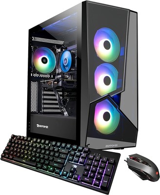 iBUYPOWER Pro Gaming PC SlateMR 215a Ryzen 5 5600G 3.9 GHz RX 6600XT 8GB 480 16G