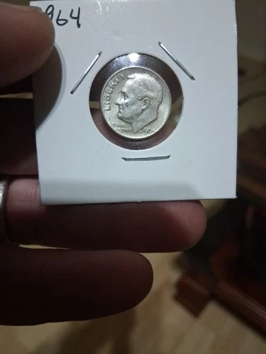 1964-P Silver Roosevelt Dime 90% Silver.  Good Condition