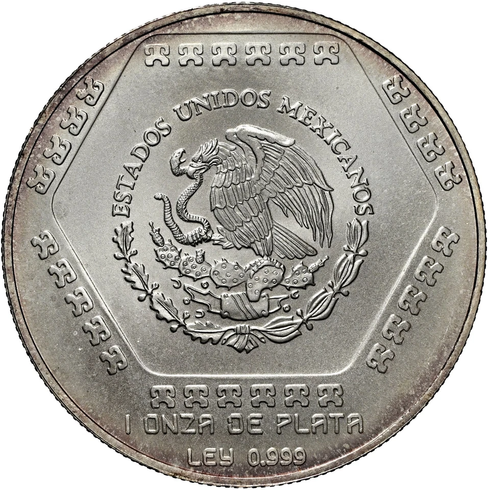 1994Mo MEXICO S5P MASCARON DEL DIOS CHAAC MS 68 - Image 3 of 4