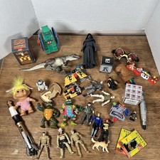 Huge Junk Drawer Lot Of Toys Action Figures Star Wars TMNT Dr Who Zelda Nintendo