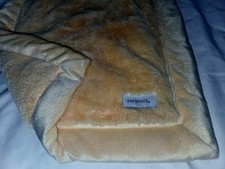 Minky Trim Saranoni Baby Lovey Blanket Yellow Fuzzy Soft Small Security