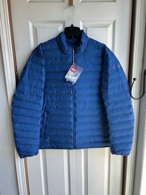 NWT Men's Helly Hansen Verglas Down Hybrid Jacket BLUE $265 Size XL