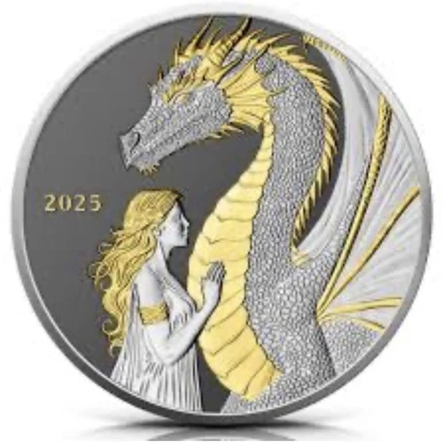 2025 Dragon Master Multimetal Limited Edition Proof 1oz .999 Silver Mintage 200