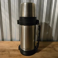 Stainless Steel Vacuum Flask Thermos 1L Vacuum - Insulated w/ Handle, Twist Lid