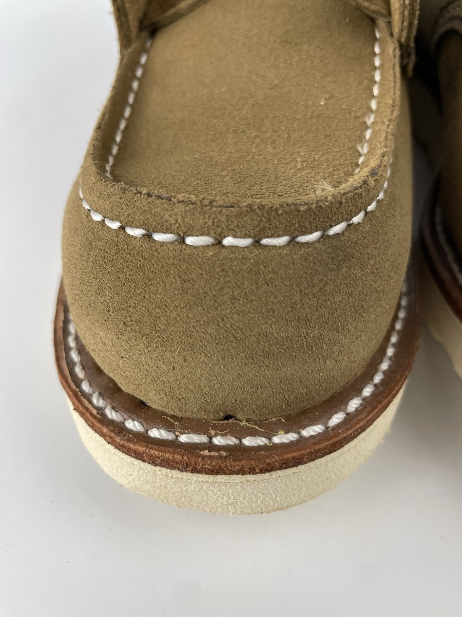 Red Wing Heritage 8881 Classic Moc 6-inch Olive Roughout Boots