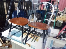 Essential Home Dining Chairs Set of 2 Farmhouse, Traditional