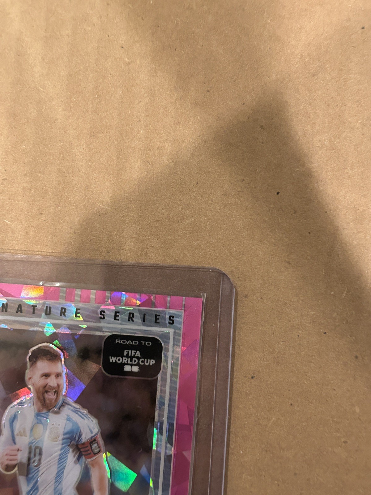 2025-26 Panini Donruss Road to World Cup Signature Series Lionel Messi Pink Auto view 14