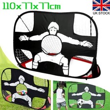 2 In1 Football Goal Posts For Kids Foldable Football Net Pop Up Goal Target Net