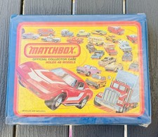 MATCHBOX LESNEY SUPERFAST 1980 48 CAR COLLECTOR'S CASE WITH DIECAST LOT