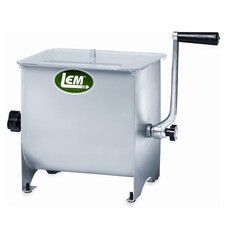 LEM Miscelatore Carne Manuale Manovella Acciaio Inox #654 Morso Potente Capacità 20 libbre