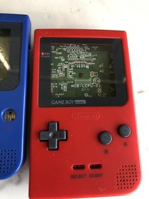 Lot of 3 For Parts Not Working Nintendo GameBoy Pocket Consoles