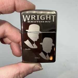 ZIPPO THE WRIGHT BROTHERS Rare Cigarette Lighter Collectible Vintage Antique