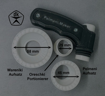 Pelmeni-Maker / Wareniki /  Ravioli-Maker / 3D-Druck / Пелмени-пистолет