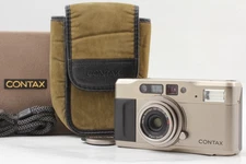 [N MINT in Box ] Contax TVS Point & Shoot 35mm Film Camera w/ case From JAPAN