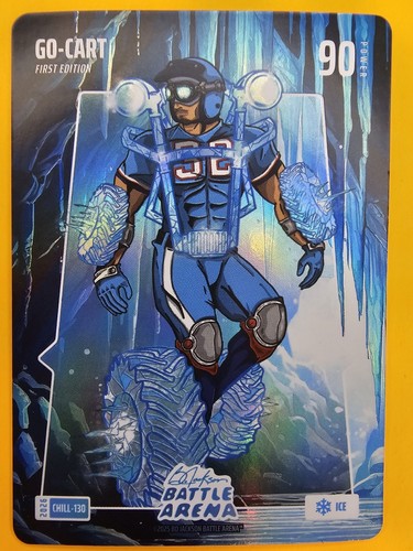 Evan Carter 2026 Bo Jackson Battle Arena CHILL-130 Go-Cart Chillin' Battlefoil