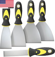 5Pcs Putty Knife, Set, 1" 2" 3" 4" 5" Scraper, Spackle Knife, Paint Scraper, Scr