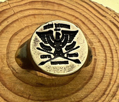 Legio  SPQR seal ring Roman Style Handmade Bronze Antique Look