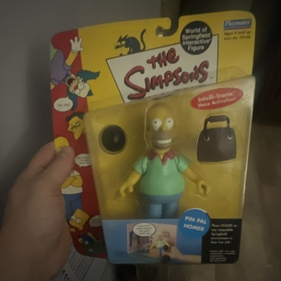 #ad #ad Playmates Toys The Simpsons World of Springfield Homer Intelli Tronic Figure $23.99