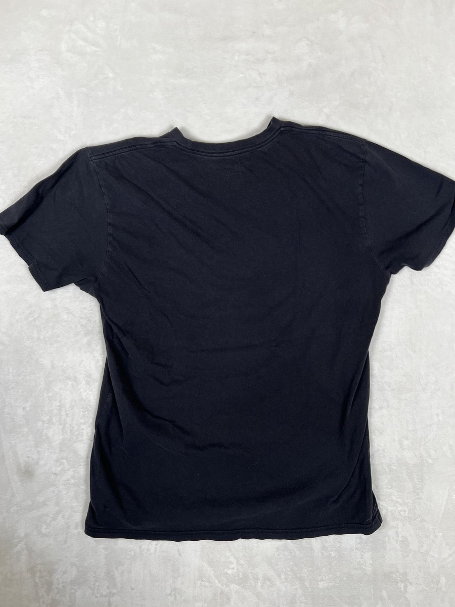 Vintage Oakley T-Shirt Mens XL Black Ellipse Logo Graphic Center