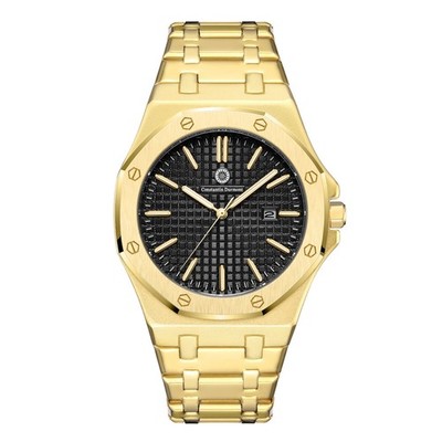 Constantin Durmont Herren Armbanduhr Montédur Noir Doré