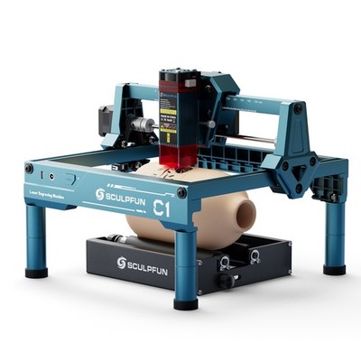 Sculpfun C1 Mini Lasergravierer Set 3W Laser Graviermaschine + RA Mini Walze DIY