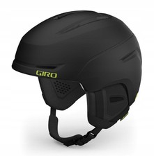 Casco sci snowboard nero opaco verde ano L 59-62,5 cm in-mold