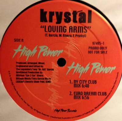 Krystal - Loving Arms (12'', Promo)