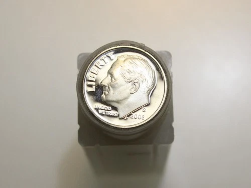 2008 10C ROOSEVELT SILVER DIME PROOF ROLL