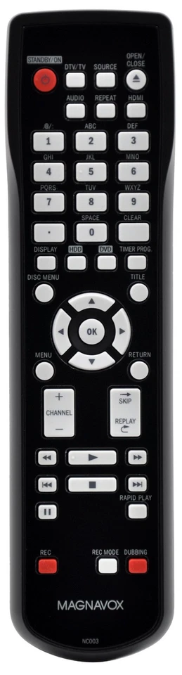 Magnavox MDR535 500GB HDD and DVD Recorder with SD Digital Tuner (Black) - Image 2 of 2