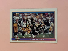 Jeff Jaeger 1991 Bowman IP Auto Autograph #2