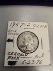 1957-D Washington Quarter - Free Shipping