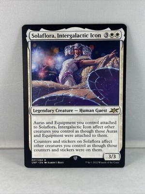 Solaflora, Intergalactic Icon (027) Unfinity UNF MTG Magic The Gathering