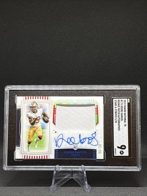2019 National Treasures #172 Deebo Samuel RPA Stars & Stripes /20 SGC 9