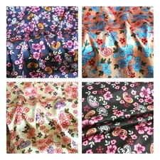 Scarf Scarves Oblong Neckerchief Wild Rag Western Bandana silky paisley floral