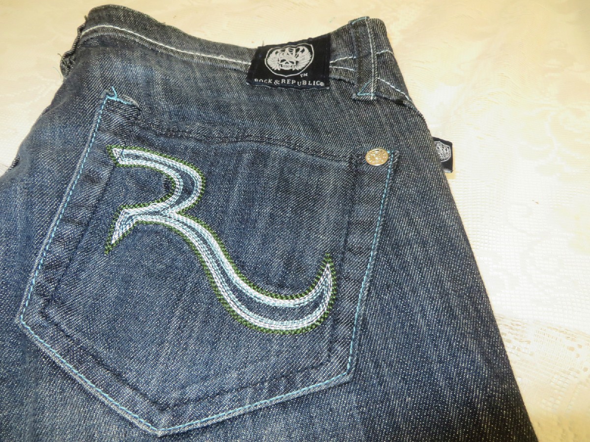 ROCK & REPUBLIC SKYNARD Straight Leg 29 x 33 ½ ROCK & REPUBLIC SKYNARD Straight Leg 29 x 33 ½