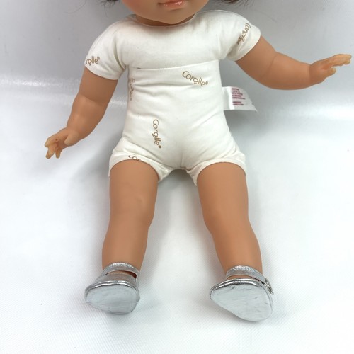 Corolle Brown Eyes Brown Hair Silver Shoes Cute Baby Girl Doll Toy 2012 - Picture 8 of 16