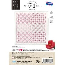 Olympus Sashiko Kit Embroidery Japan Craft set Nagomi Shippo Tsunagi SK-477