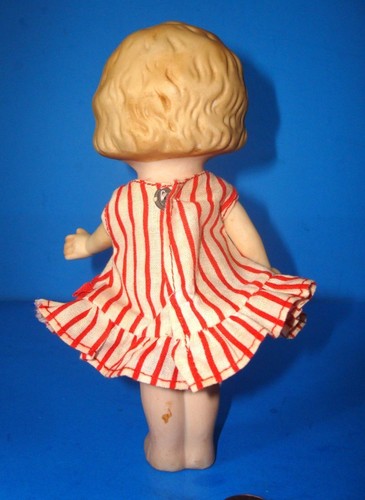 Vtg Antique Betty Boop Doll All Bisque Larger 6" Japan - Picture 5 of 5