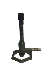 FISHER SCIENTIFIC Castaloy Adjustable Bunsen Burner 6” H x 2-3/4” Base 3/8” HB