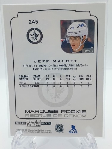2022-23 O-Pee-Chee Platinum Marquee Rookies RC #216-300 U Pick From List - Picture 5 of 13