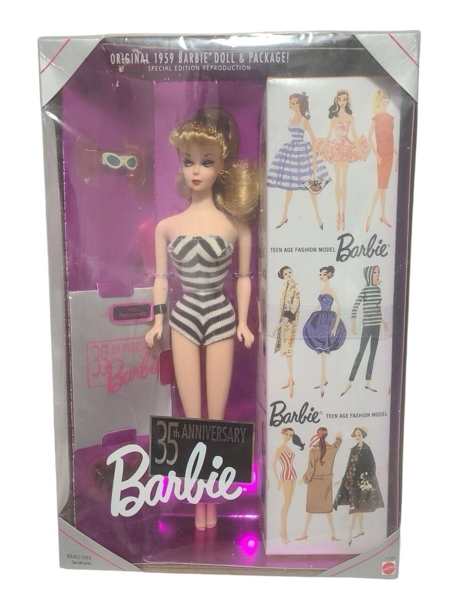 Original 1959 Barbie Doll 35th Anniversary Special Edition Original 1959 Barbie Doll 35th Anniversary Special Edition