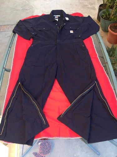 Carhart / Workrite Brand FR Fire Resistant  Coveralls - Pre-owned- FREE Shipping - product listing photo