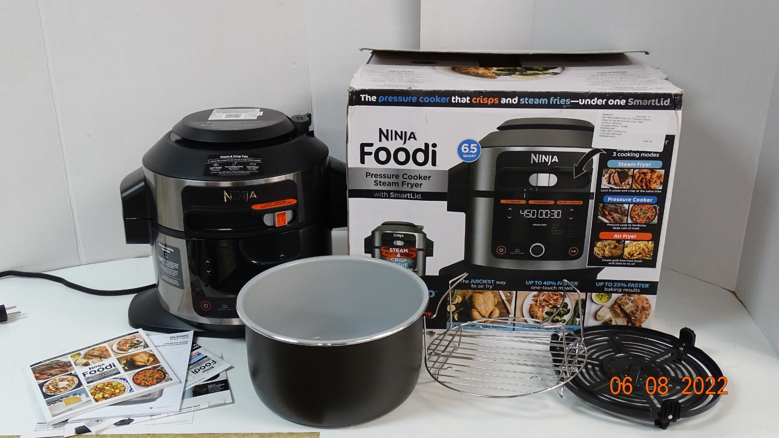 Ninja Foodi 13in1 Pressure Cooker & Steam/Air Fryer SmartLid 6.5Qt