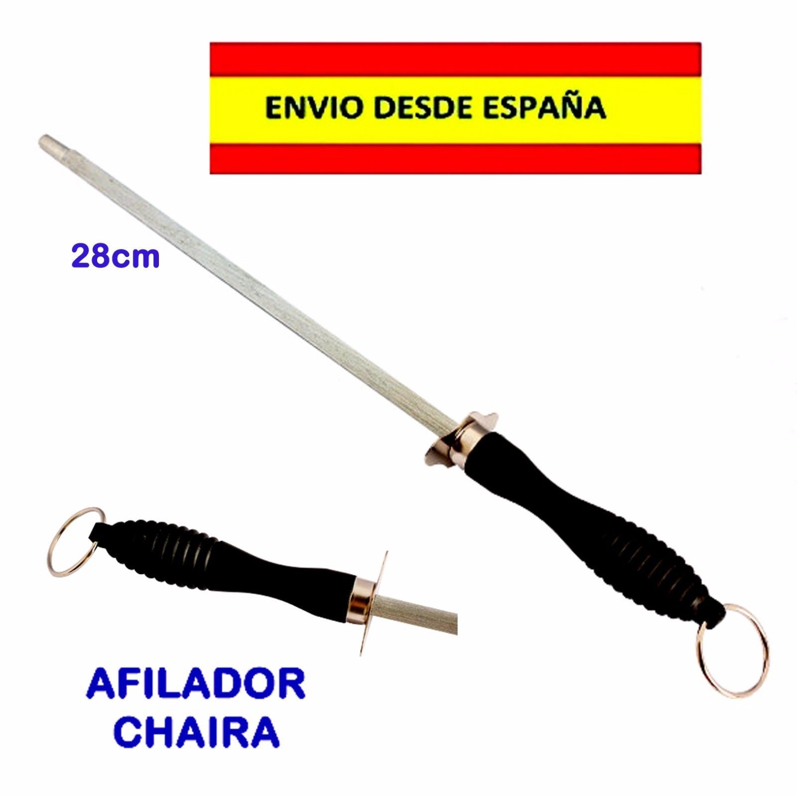 AMOLADOR CHAIRA LIMA AFILADOR CUCHILLOS ASENTADOR FILO NAVAJAS JAMONERO FILETERO