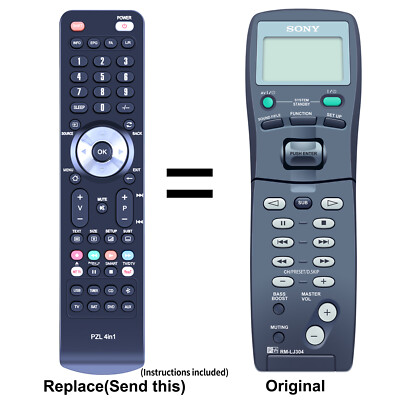 New RM-LJ304 Replacement Remote Control For SONY STR-DB925 | STR-DB930