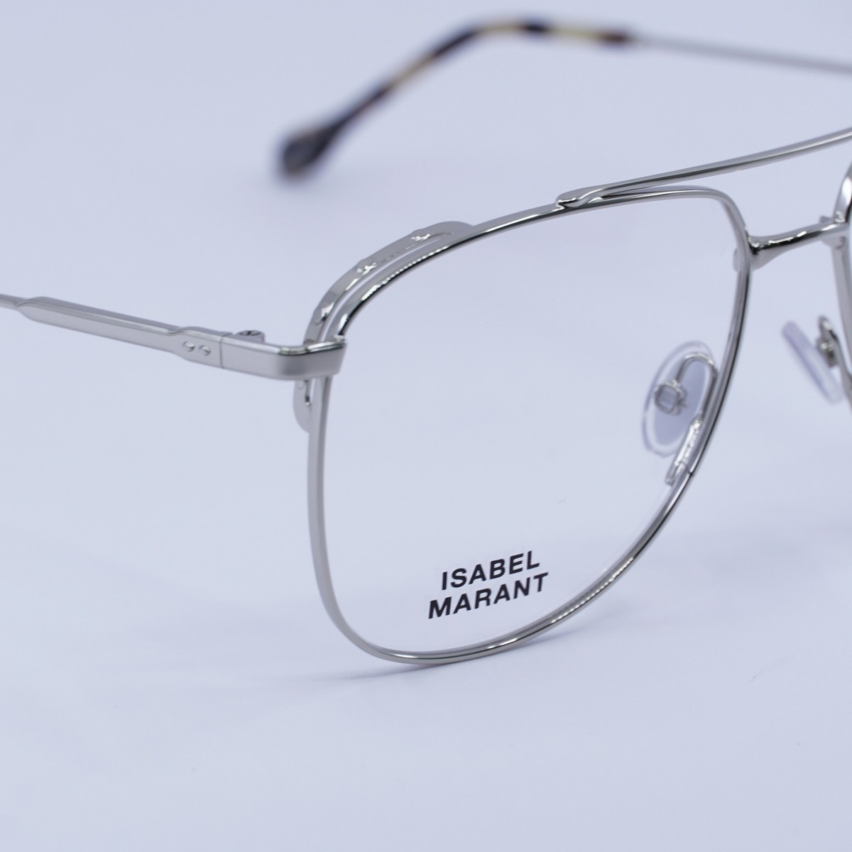 Isabel Marant IM 0057 0010 00 Aviator Eyeglasses 56mm - Palladium Isabel Marant Glasses IM-0175 807 main image 4